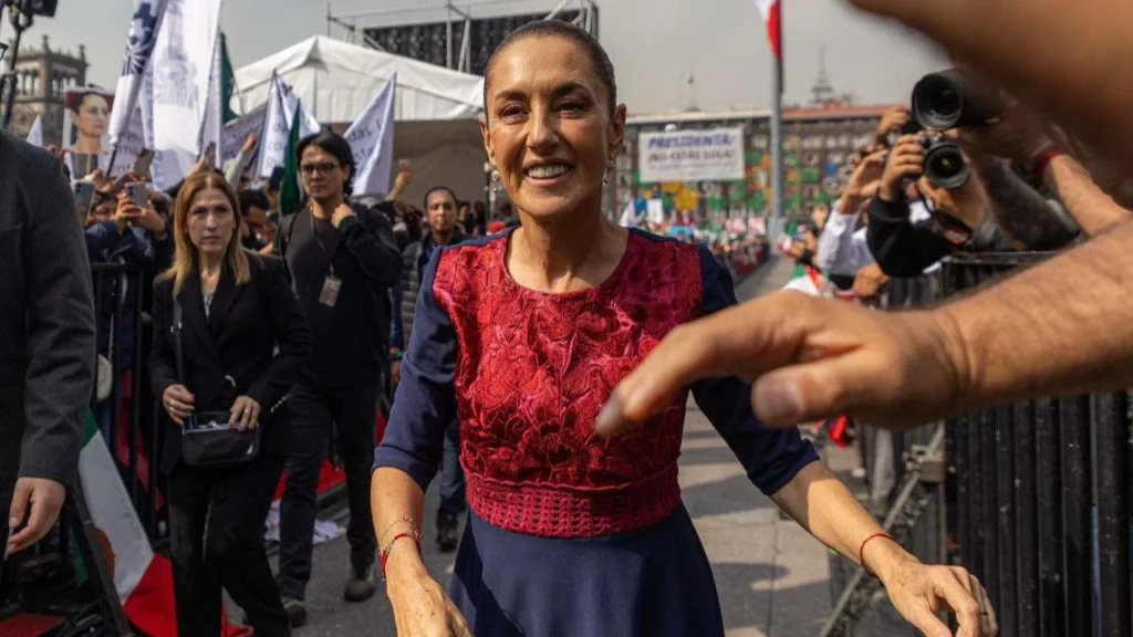 La presidenta encabezó la celebración por el triunfo de los 7 años de la Transformación.