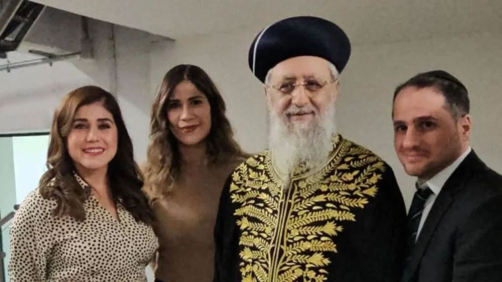 El legislador morenista Pedro Haces recibió en San Lázaro al gran rabino Sefardí de Israel y Rishon LeZion, Hacham David Yosef.