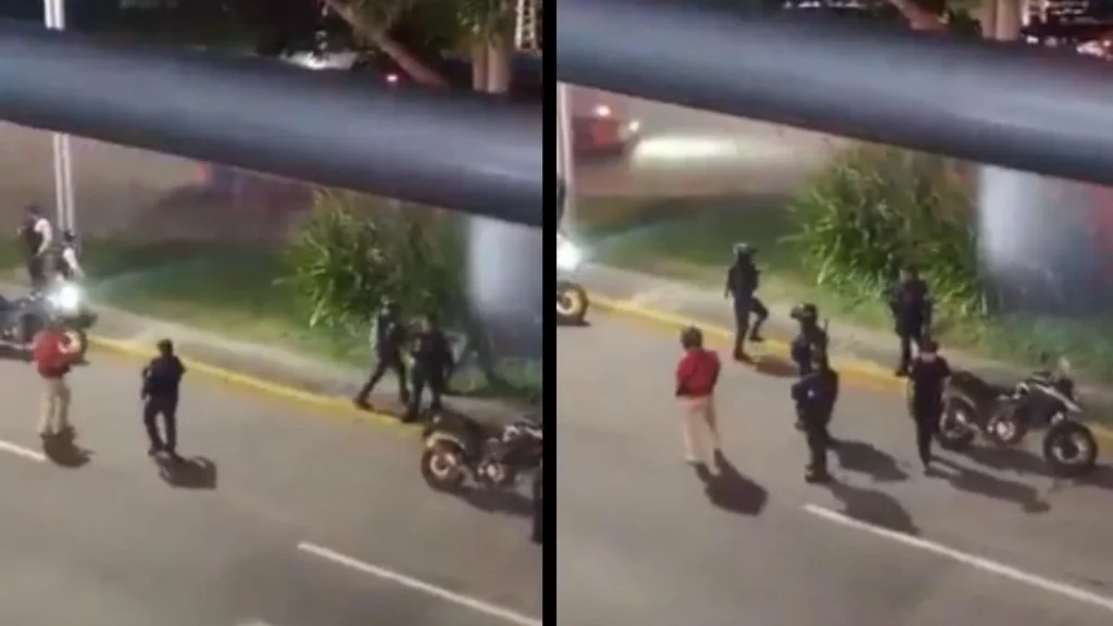  En un video se aprecia que los policías estatales encaran e intimidan al fotoperiodista.