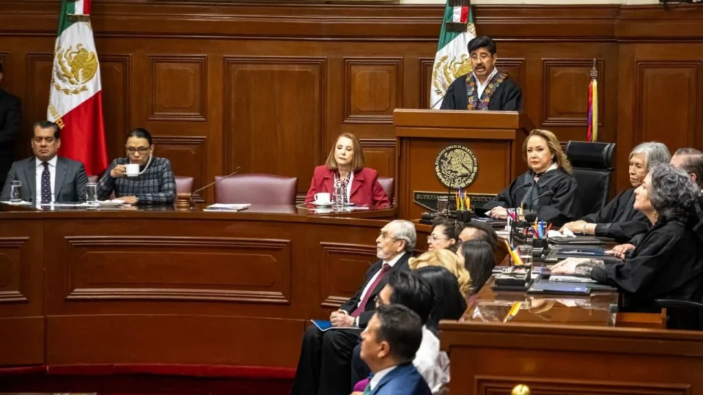 Primer informe de Hugo Aguilar como ministro presidente de la SCJN.
