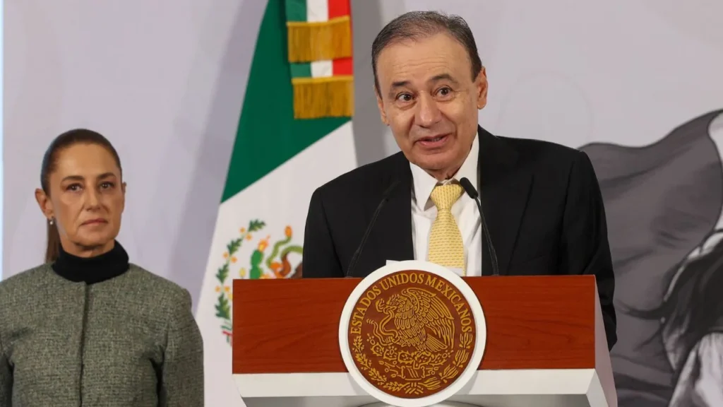 La titular de Segob presentó los detalles del Plan de Justicia para Sonora y Cananea junto al mandatario estatal.