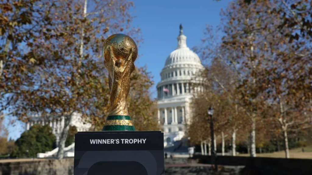 La Copa del Mundo llegó a la capital estadounidense.