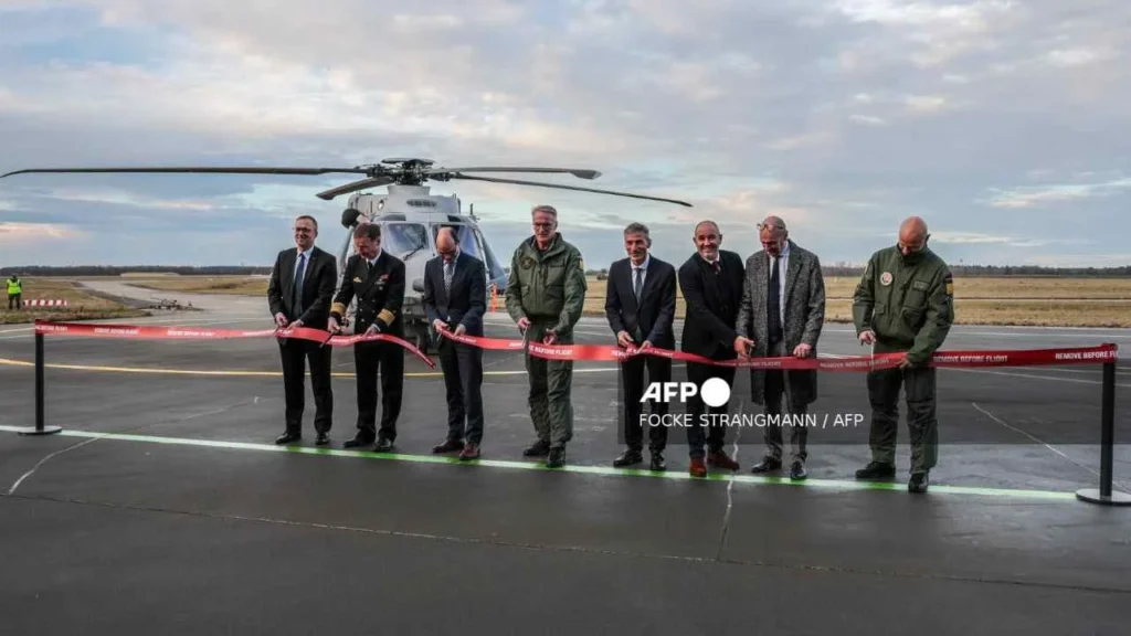 En 2025, Alemania recibió su primer NH90 Sea Tiger.