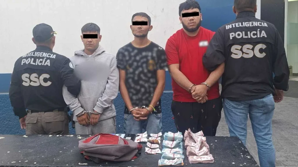 Los detenidos pertenecerían a La Unión Tepito.