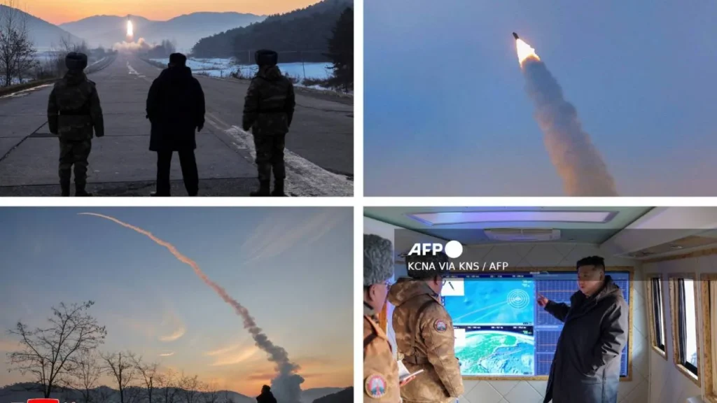 Kim Jong Un supervisó el lanzamiento de misiles hipersónicos.