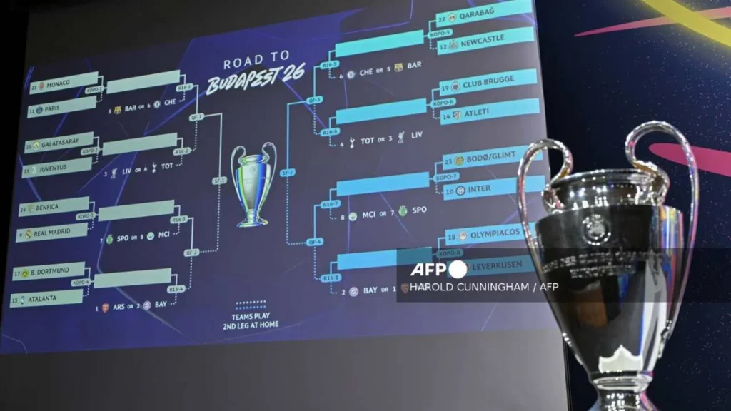 Este viernes se llevó a cabo el sorteo de los playoffs de la Liga de Campeones.