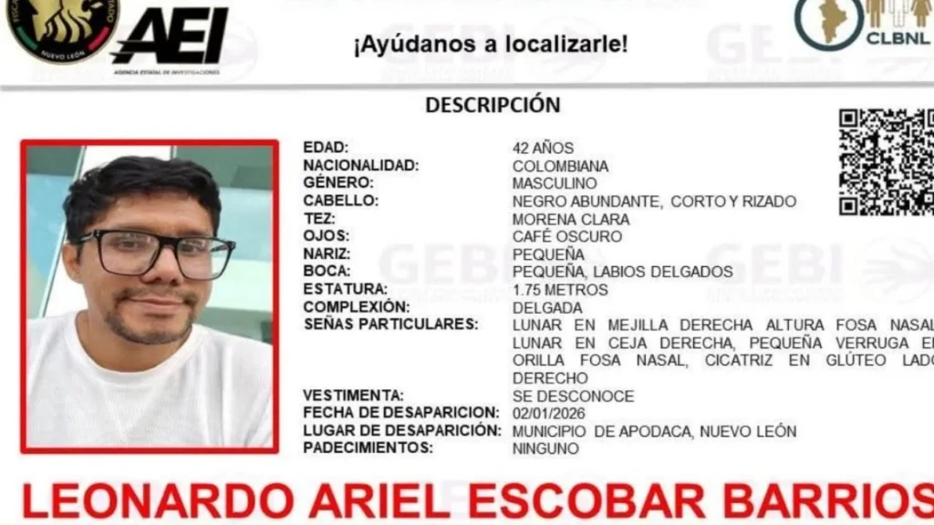 Al maestro colombiano lo reportaron desaparecido el pasado 2 de enero.
