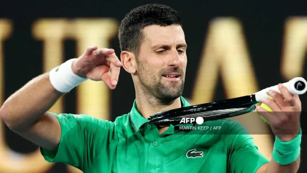 Djokovic también empató el récord del suizo Roger Federer en el Abierto de Australia, al llegar a 102 victorias.