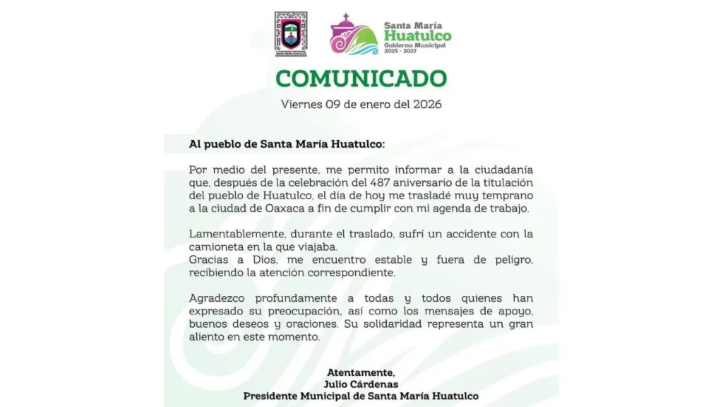 Dulce Enríquez sufrió un accidente carretero junto con el edil de Huatulco días atrás, ahora reportan la muerte de la influencer.
