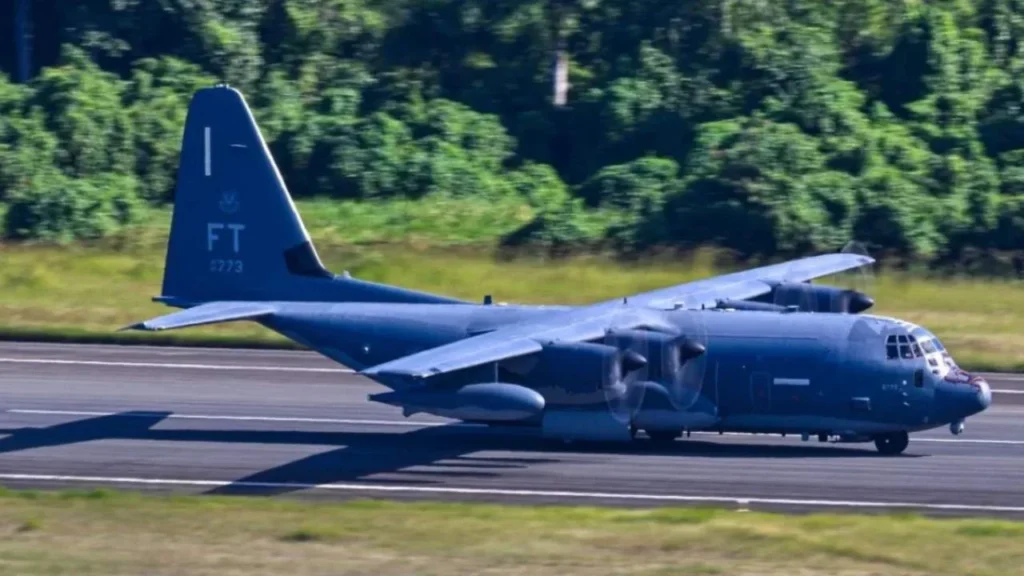 Durante esta semana un avión Hércules procedente de EU aterrizó en el Aeropuerto de Toluca.