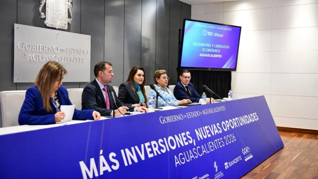 La gobernadora de Aguascalientes, Tere Jiménez, destacó el momento que vive el estado como atractivo destino para las inversiones.