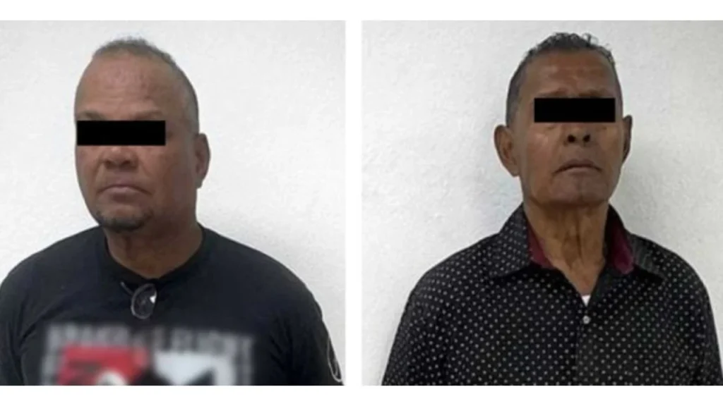 Detienen en la alcaldía Cuauhtémoc a dos hombres señalados como presuntos integrantes, del “Cártel 2 de Abril”, vinculados a La Fuerza Antiunión, acusados de extorsionar a comerciantes del Centro Histórico.