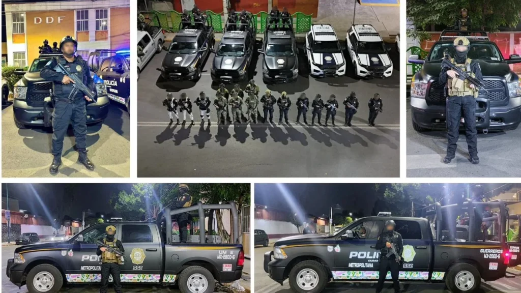 Policías de la SSC aseguraron más de 450 dosis de aparente droga y un arma de fuego durante un cateo en la colonia Paulino Navarro, alcaldía Cuauhtémoc.