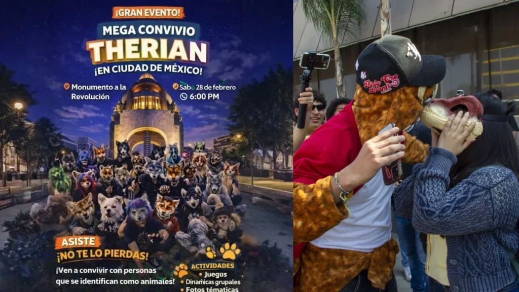 En redes sociales circulan diversas convocatorias para convivios Therian en algunas ciudades del país, entre ellas la CDMX.