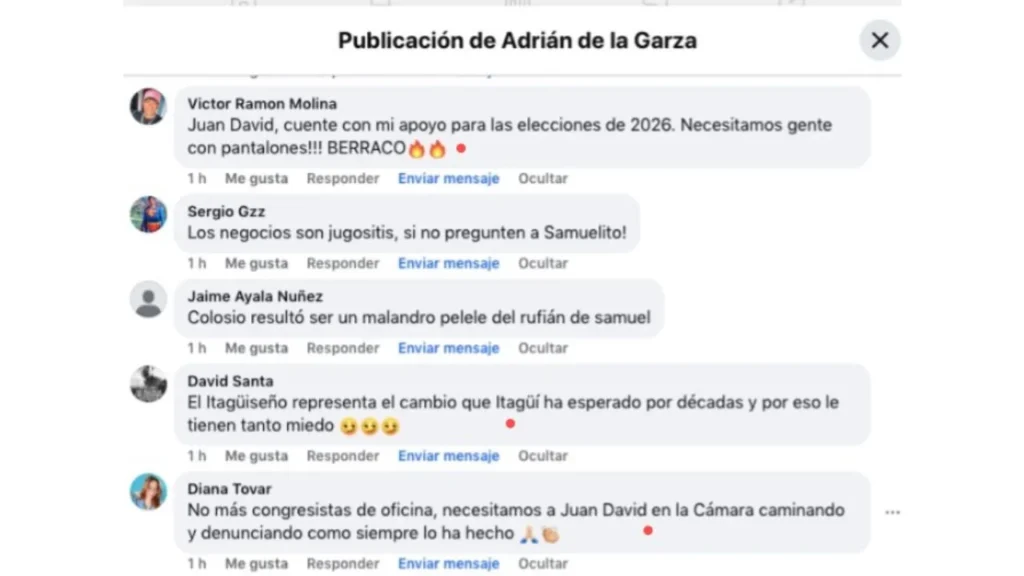 Las cuentas que atacaron a Adrián de la Garza presentan rasgos de coordinación pues son de creación reciente con actividad intermitente.
