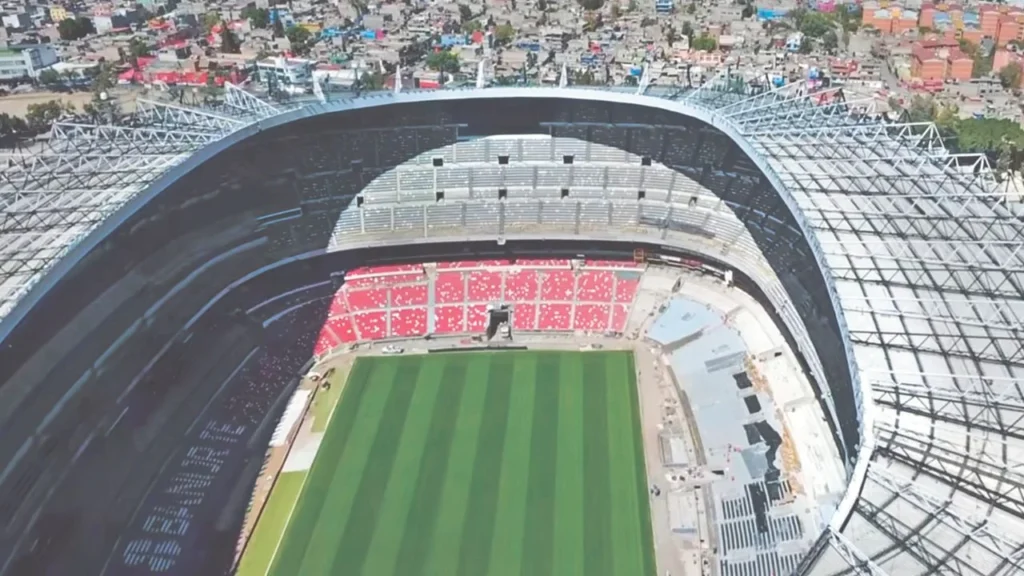 Los trabajos de remodelación en el Estadio Banorte (Estadio Azteca) continúan de cara a la reinauguración y rumbo al Mundial 2026.