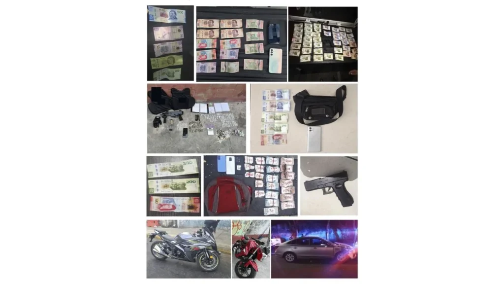 Elementos de la SSC durante operativos contra la extorsión en distintas alcaldías detuvieron a 24 personas en enero de 2026.