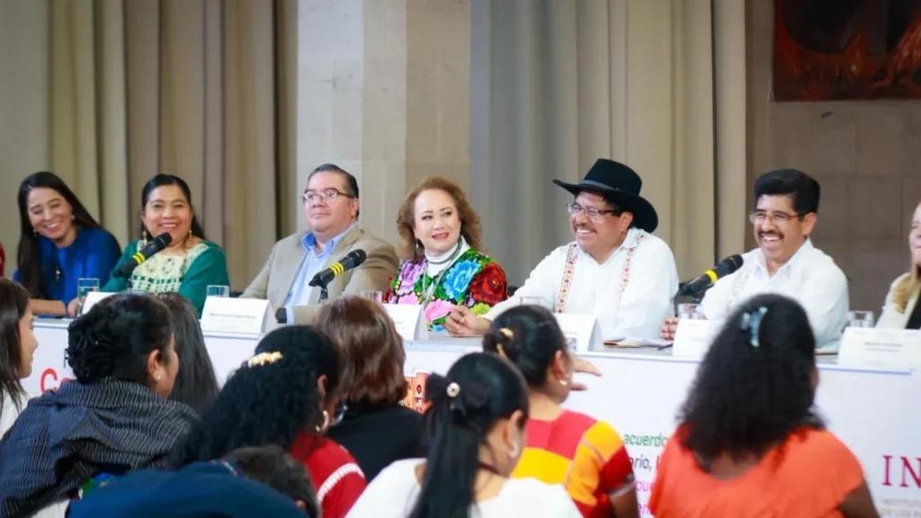 La ministra Yasmín Esquivel Mossa participó en la firma del Convenio Marco entre la Suprema Corte de Justicia de la Nación y el Instituto Nacional de los Pueblos Indígenas,