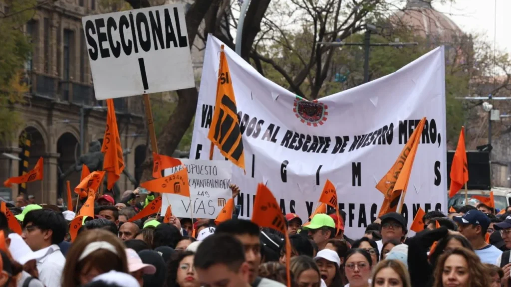El dirigente del sindicato del Metro, Fernando Espino, advirtió posibles paros escalonados, en demanda de recursos para mantenimiento.