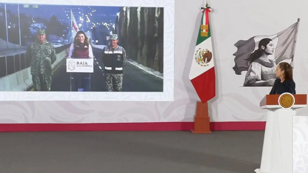 Atestigua Sheinbaum inauguración de viaducto elevado en Tijuana, BC
