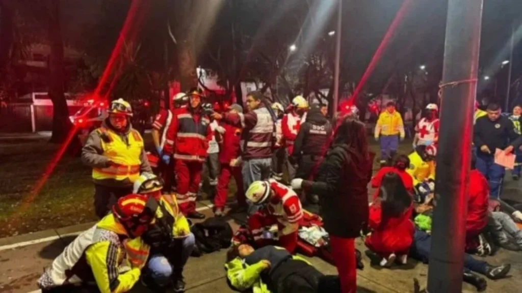 Choque en Tlalpan deja 12 trabajadores de limpieza lesionados