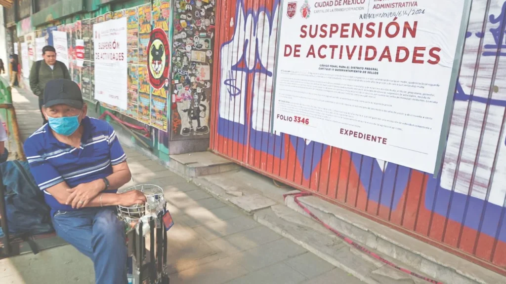 Situación. Las actividades en San Antonio Abad 124 están suspendidas; en la zona prevalece el hermetismo por el percance.