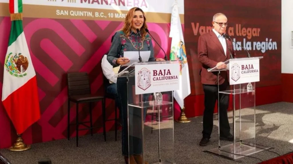 La gobernadora de Baja California presentó el Plan de Atención Integral para San Quintín.