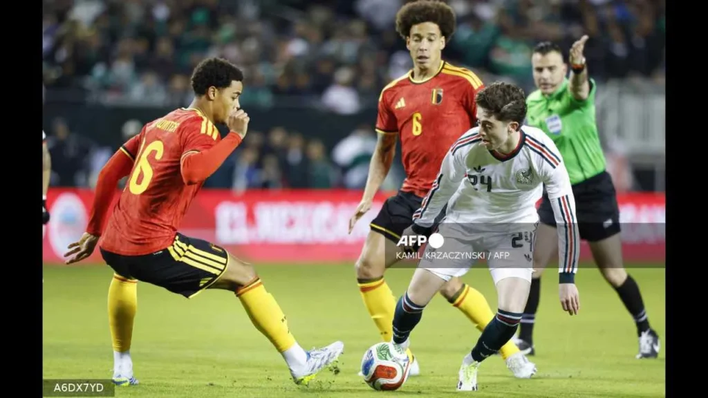 México empató 1-1 frente a Bélgica en partido amistoso.