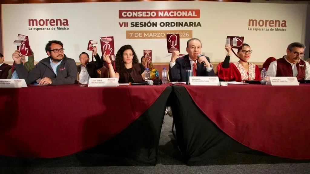 El Consejo Nacional de Morena también aprobó un posicionamiento unánime para respaldar la propuesta de reforma electoral