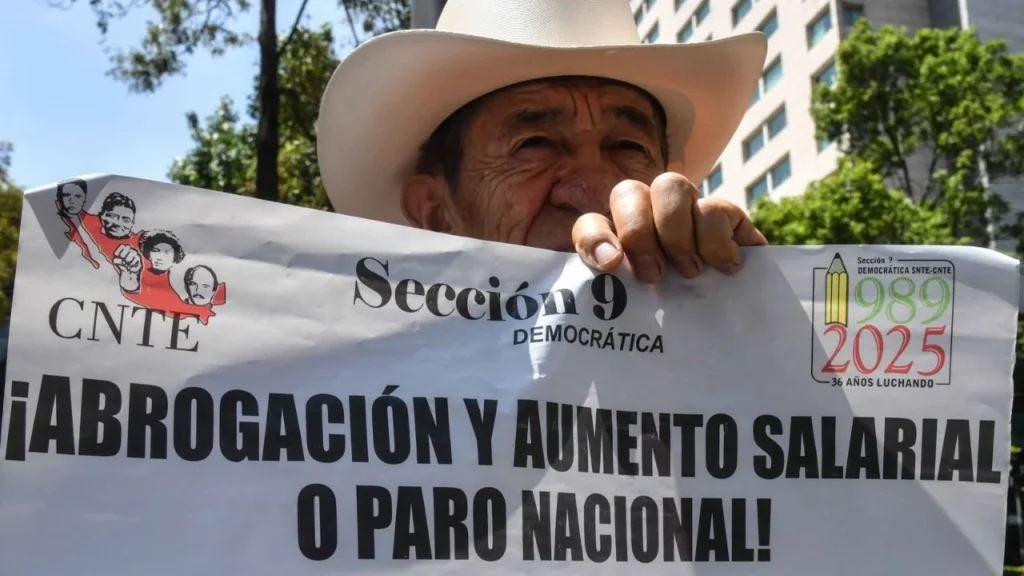 La CNTE decidió retomar sus actividades de protesta en la CDMX con un paro nacional en busca de que se cumplan las demandas del magisterio.