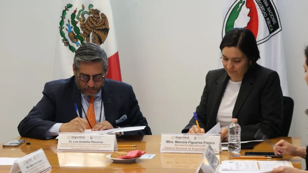 El convenio de colaboración histórico firmado por la SSPC forma parte del fortalecimiento de la Academia Nacional de Seguridad Pública.