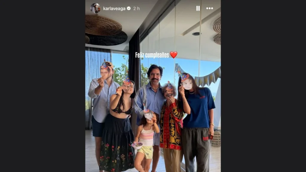 Karla Laveaga compartió una publicación en la que muestra una colección de fotos junto a Alejandro Fernández, además de un tierno mensaje. 