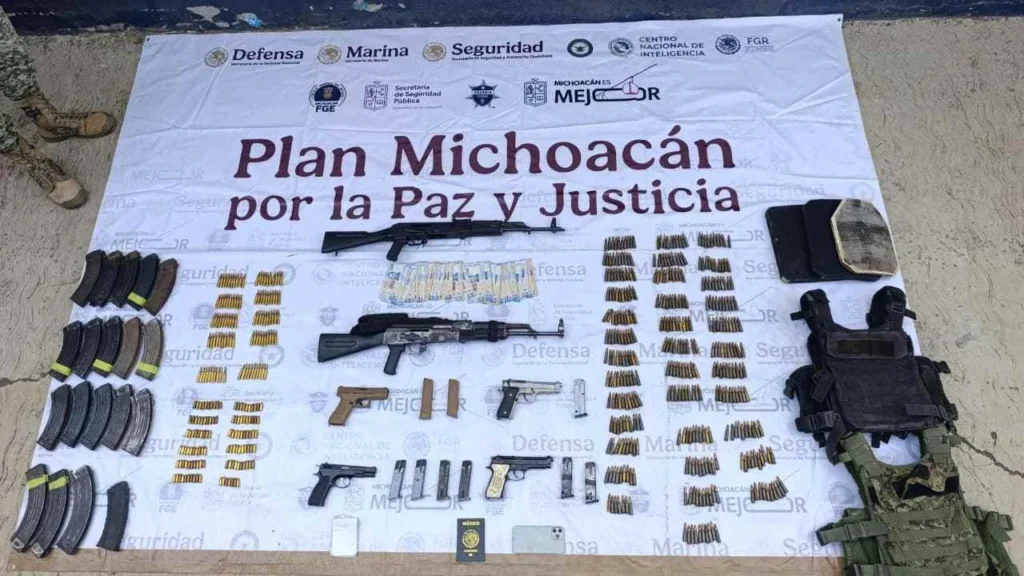 Lo asegurado por las fuerzas del orden.