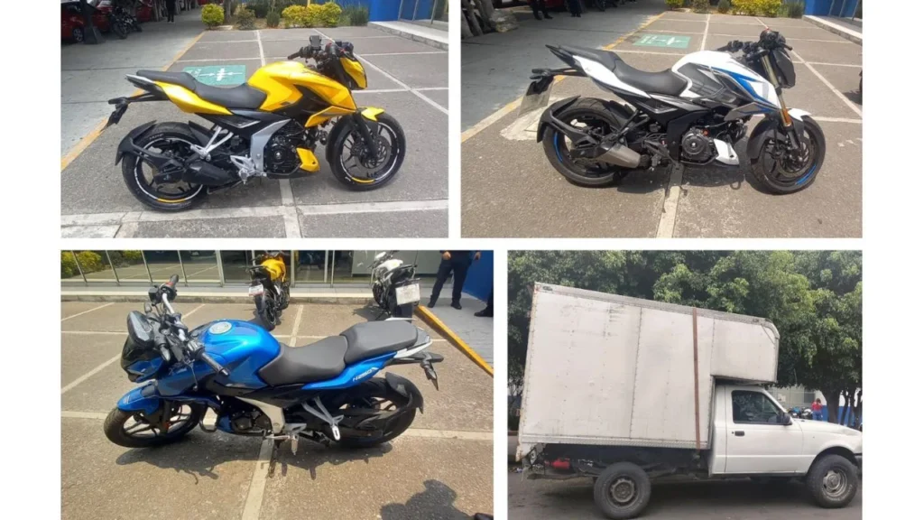 Dos hombres fueron detenidos por policías de la SSC tras ser sorprendidos con motocicletas con reporte de robo en Gustavo A. Madero.