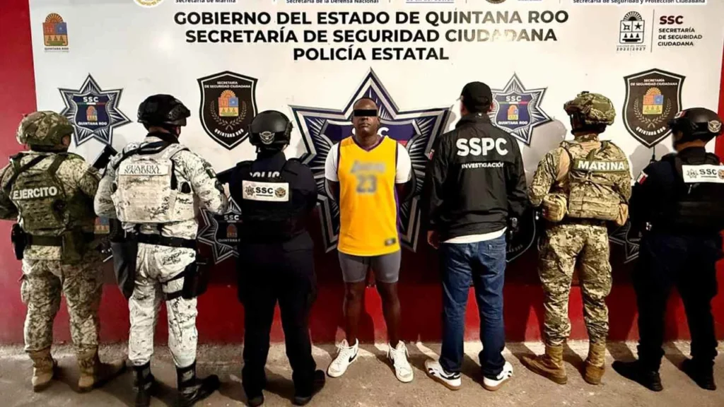 Fuerzas federales detuvieron en Quintana Roo a Yoexy Vila.