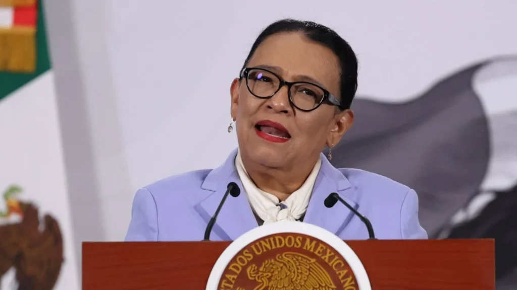 Rosa Icela Rodríguez informó que México colaborará con la ONU en desapariciones, aunque mantiene su rechazo al informe internacional.
