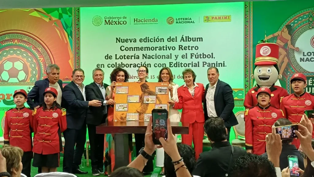 A partir del 19 de abril el público podrá iniciar el llenado del álbum conmemorativo retro de la Lotería Nacional