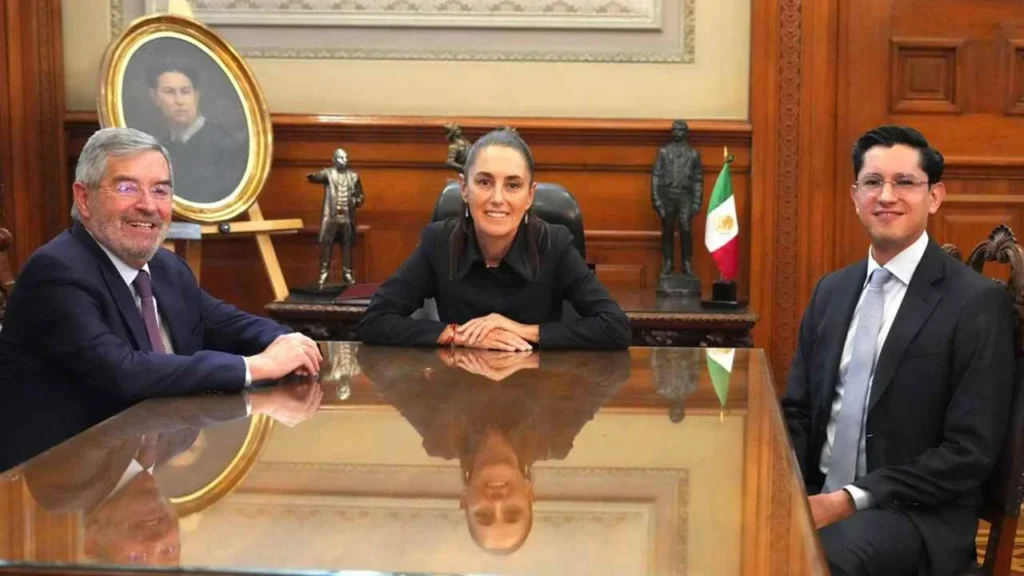 Roberto Velasco agradece a la presidenta Claudia Sheinbaum por la designación como canciller.