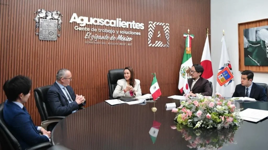 Tere Jiménez se reunió con Chiaki Kobayashi para fortalecer la cooperación internacional e impulsar el desarrollo de Aguascalientes.