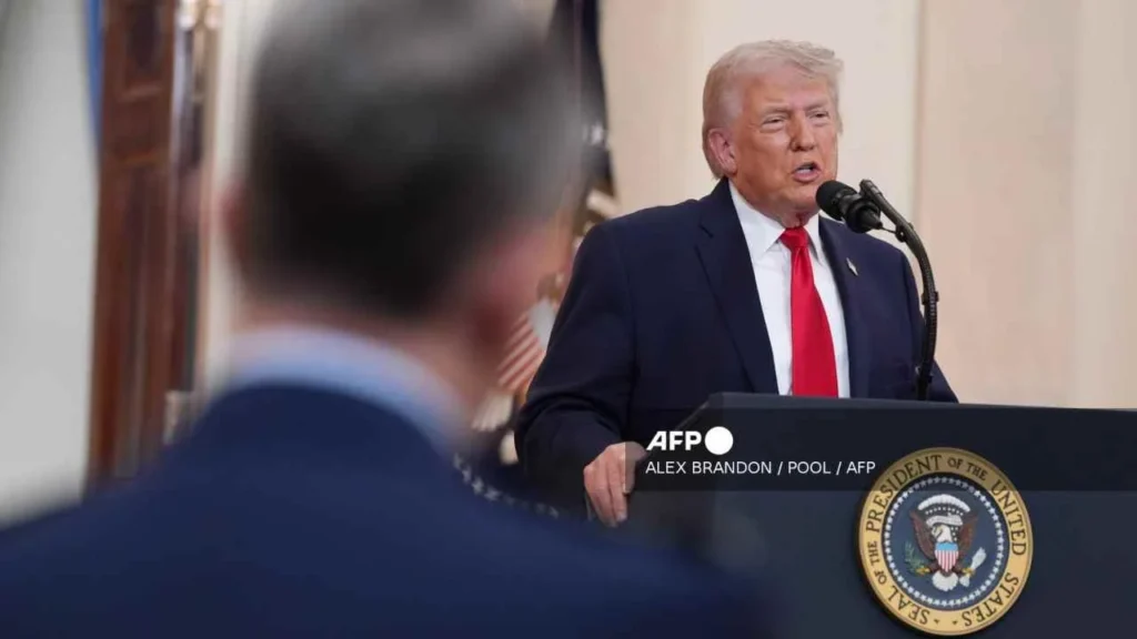 Trump realizó un discurso a la nación sobre la guerra ante Irán.