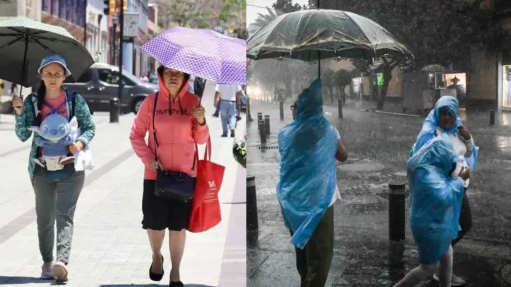 Para este hoy prevalecerá la onda de calor, pero también se esperan lluvias fuertes en gran parte del país.