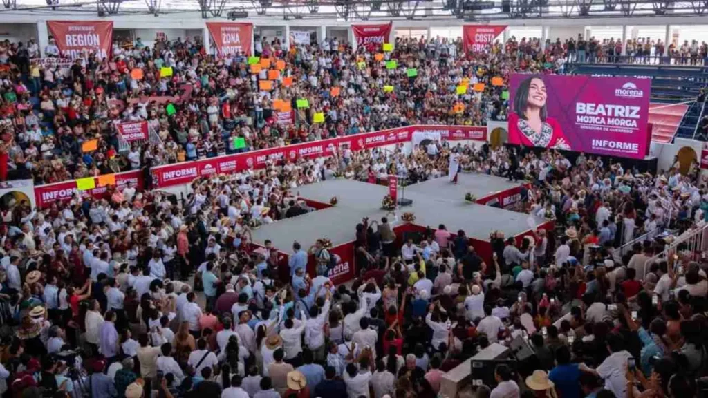 La legisladora centró su mensaje en la unidad, la cercanía con la gente y los retos que enfrenta Guerrero.
