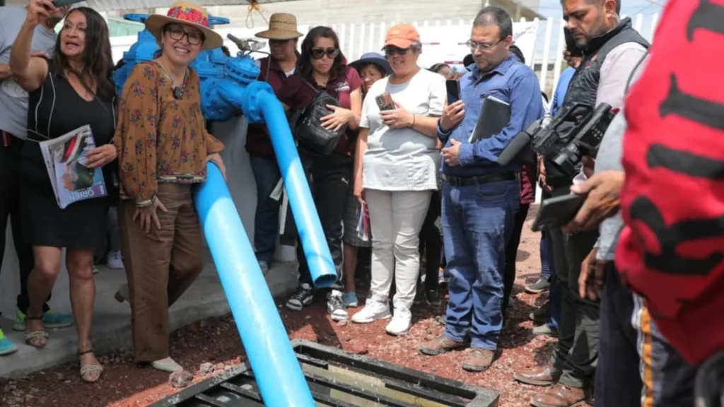 La Quinta Zona y San Andrés de la Cañada de Ecatepec son las zonas más beneficiadas con las obras hidráulicas que realiza el municipio.