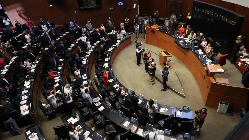 El Senado avala, en lo general, reforma para aplazar la elección judicial para 2028.