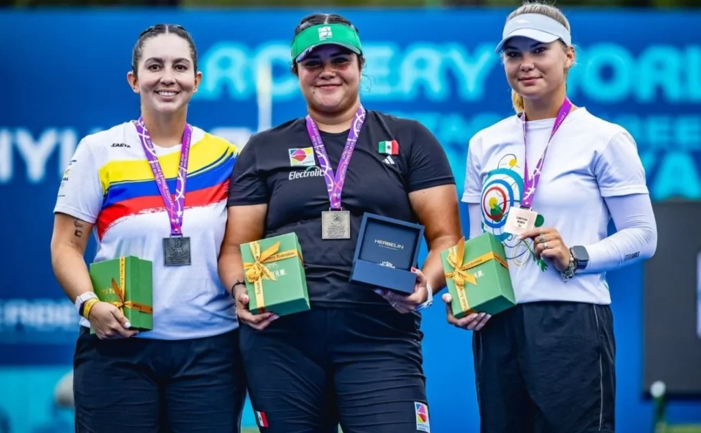 Con flecha perfecta, Andrea Becerra conquista el oro para México