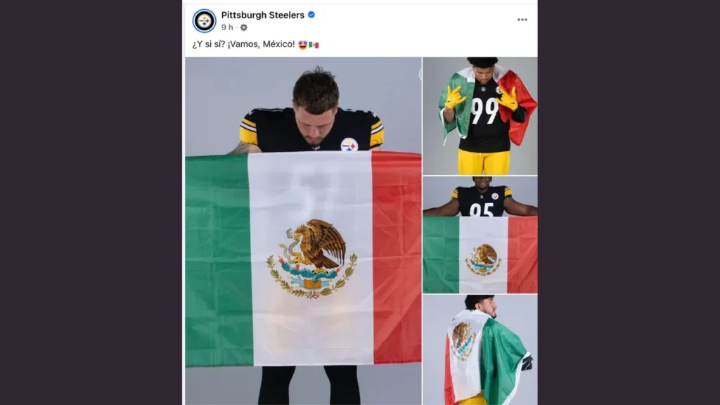 La Selección Mexicana se vuelve tendencia durante el Mundial 2026 y a ella se unieron algunos equipos de la NFL con mensajes de apoyo.