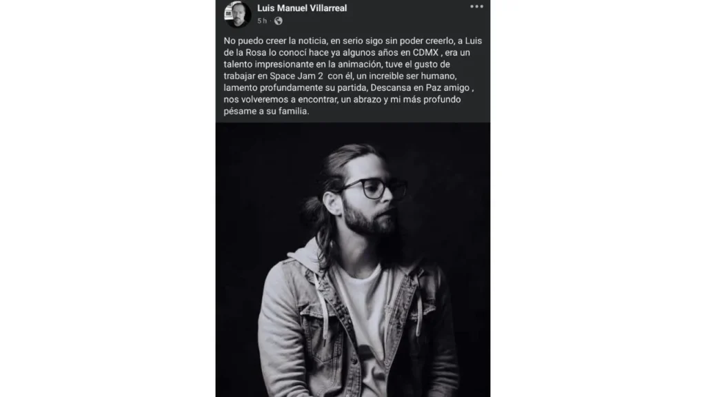 Algunos colegas del animador digital mexicano reportaron la muerte de Luis de la Rosa, al parecer lo arrolló un tren en Francia.