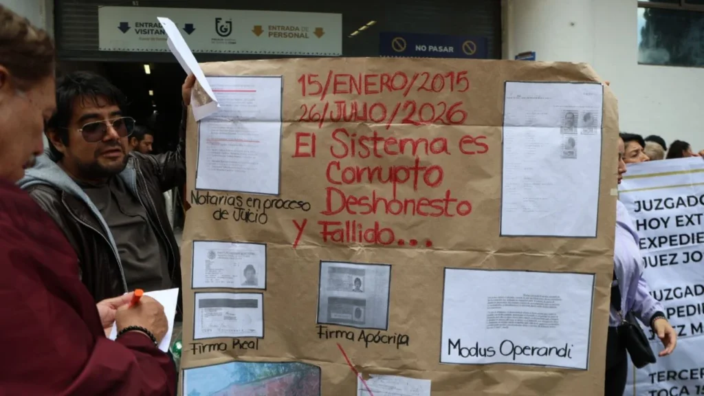 El representante legal de Carlota que enfrentó a invasores de su predio, dijo que hay 30 mil carpetas de investigación por despojos.