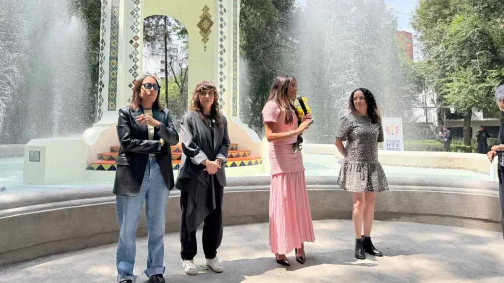 La alcaldesa entregó el espacio rehabilitado.