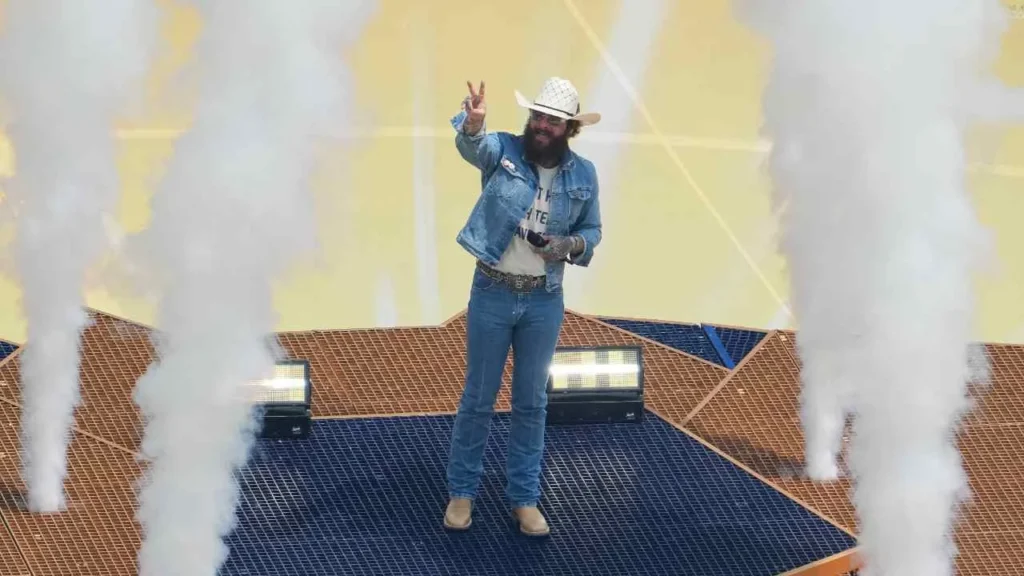 El rapero Post Malone se hizo presente en la clausura del Mundial 2026.